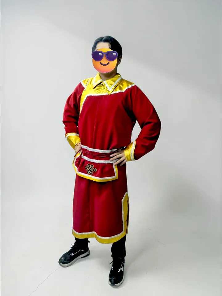 3-75 Эрэгтэй улаан хүрэн урианхай дээл 20ш