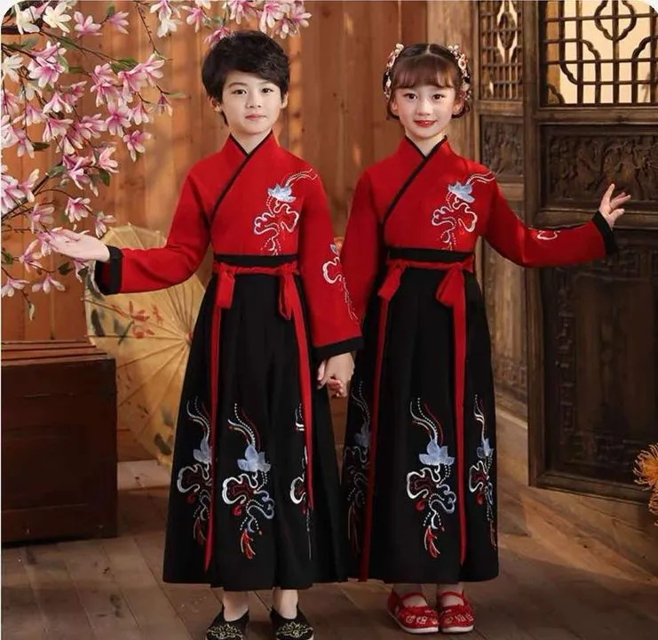 11-45 хятад хувцас хар улаан хүүхэд