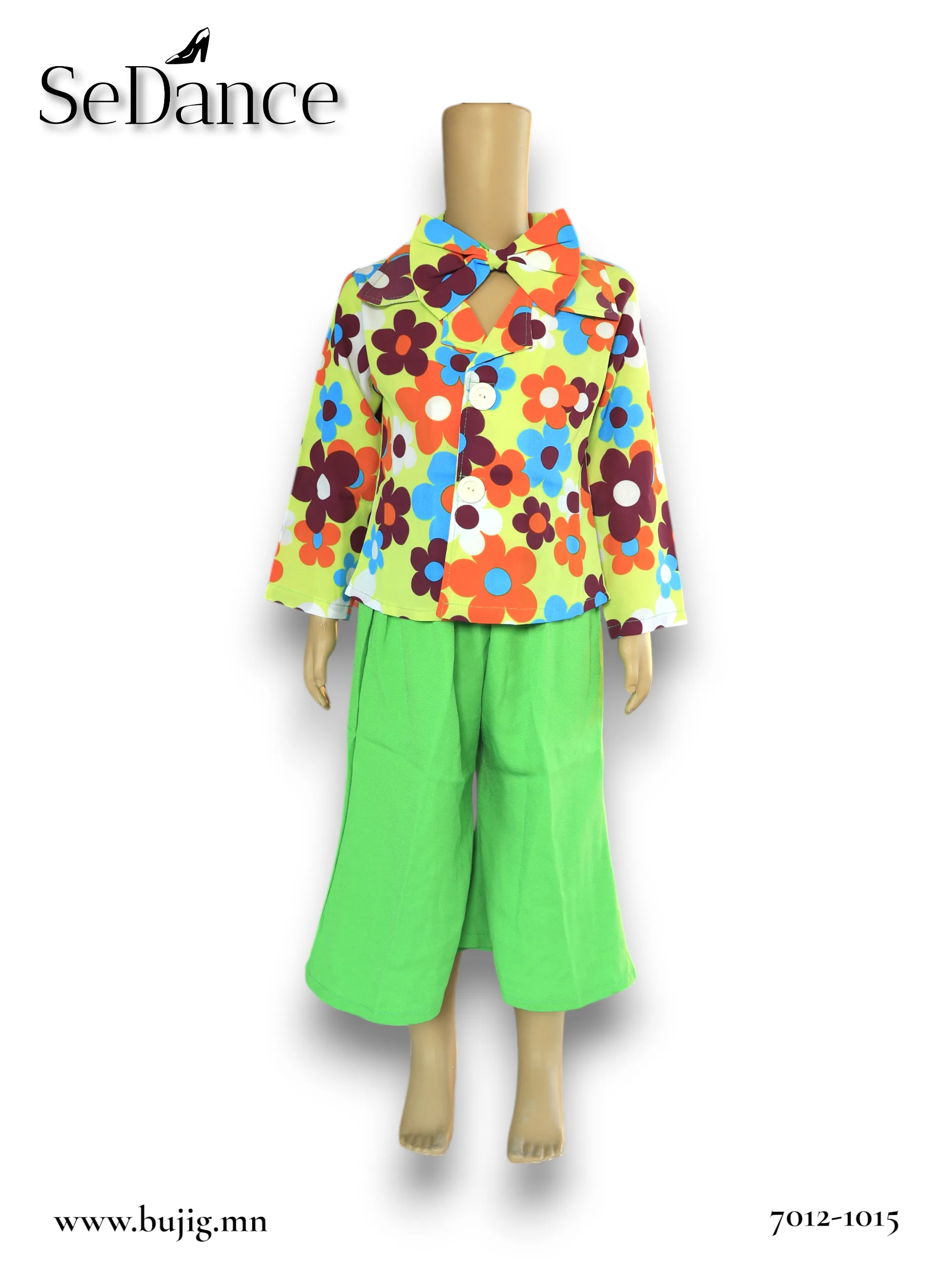 19-6 хүүхдийн хослол ногоон шар