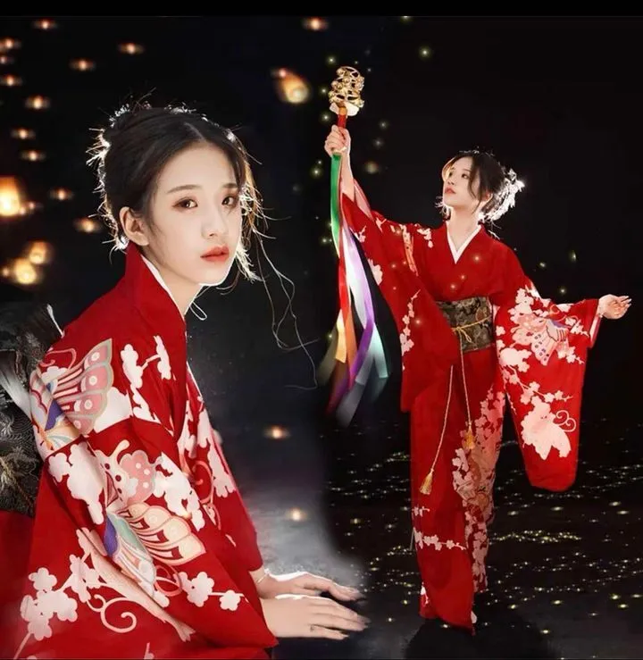 4-2 кимоно улаан