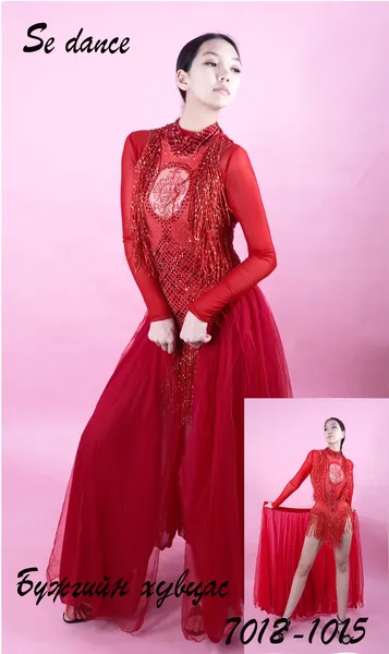 1-11 улаан салдаг юбка