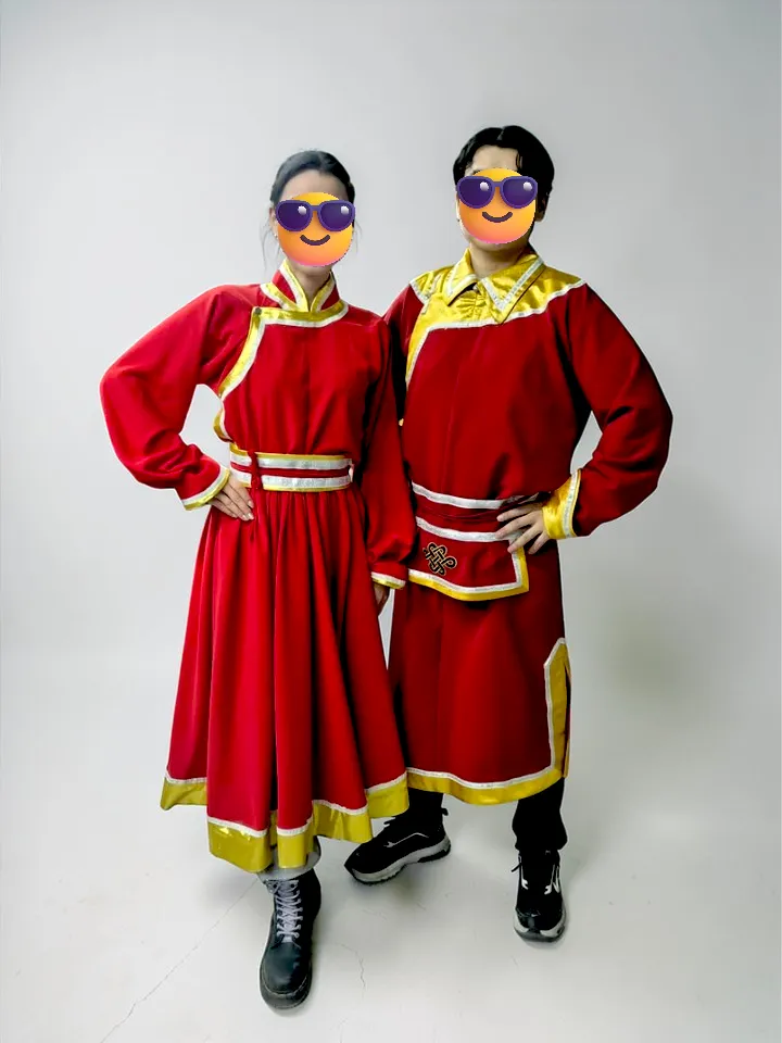 3-75 Эрэгтэй улаан хүрэн урианхай дээл 20ш