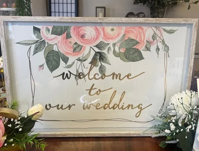 Welcome to our wedding Sign