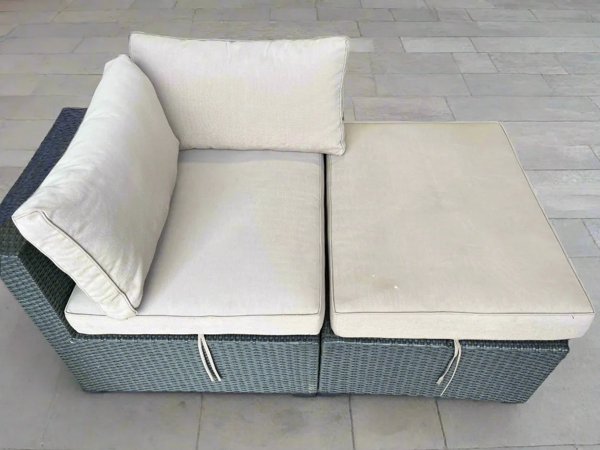 Three-Piece Outdoor Lounger Set