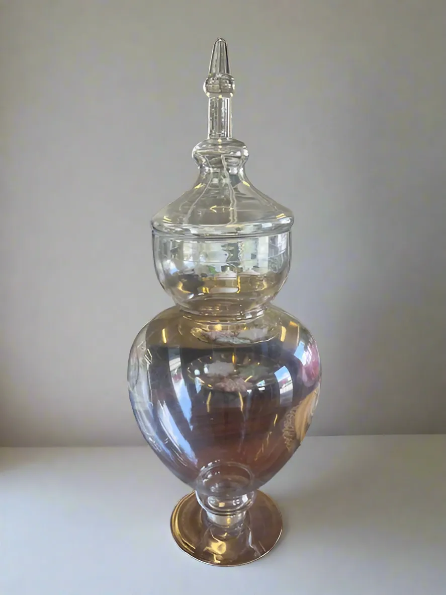 Glass Candy Display Jar