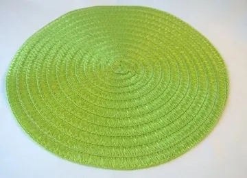 Apple Green 15" Round Placemat 