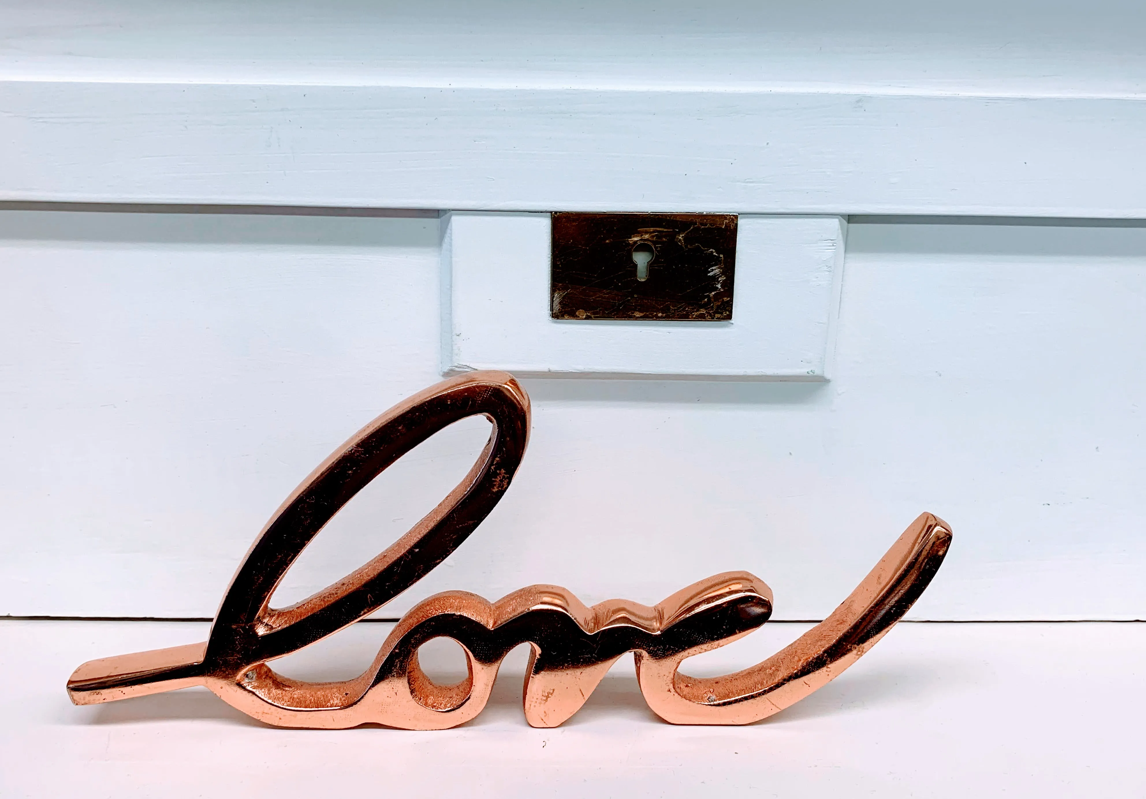 Metal Love Sign