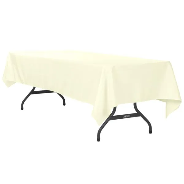 Tablecloth Ivory rectangular 60" x 120"