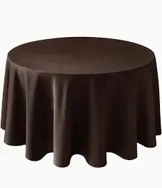 Tablecloth Brown Round 90"
