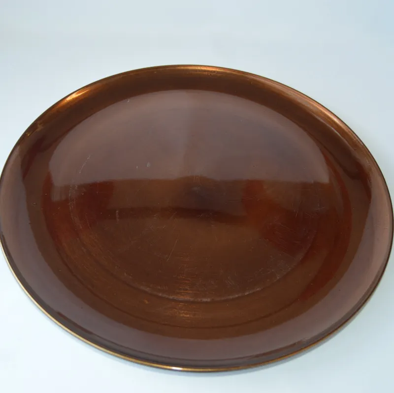 Copper Charger Plate 