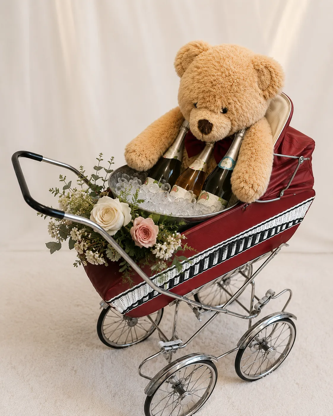 Leather Baby Shower Stroller