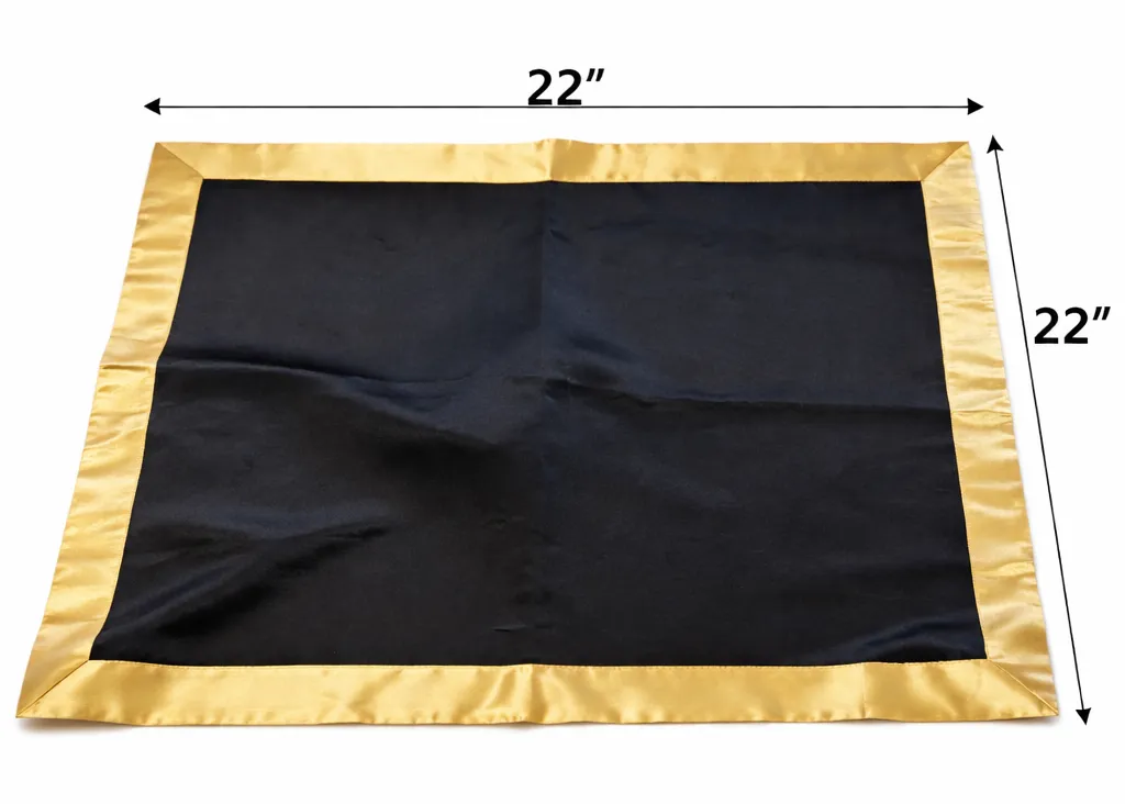 Black and Gold Rimmed Napkin