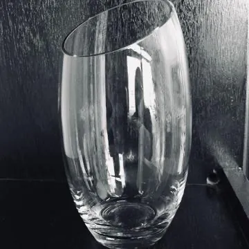 7" Slant Vase