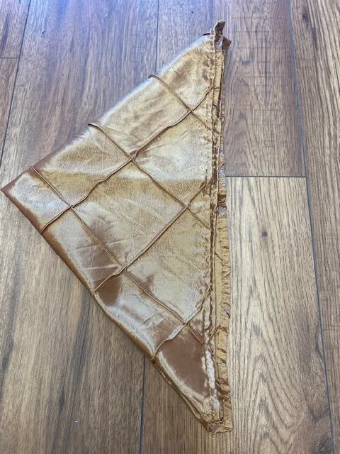 Gold  Satin Pintuck Napkin 