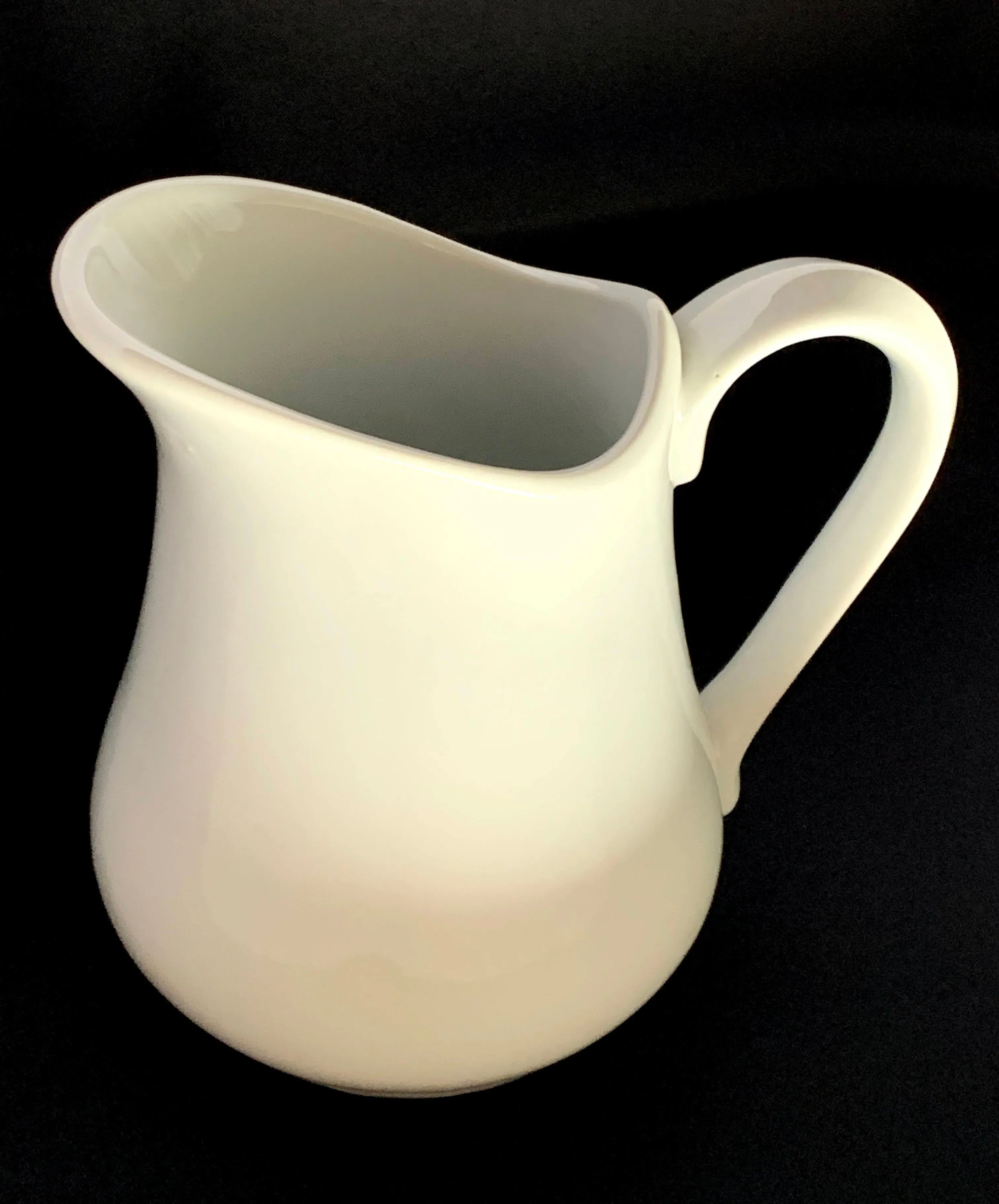 White Ceramic Pitcher 1Ltr