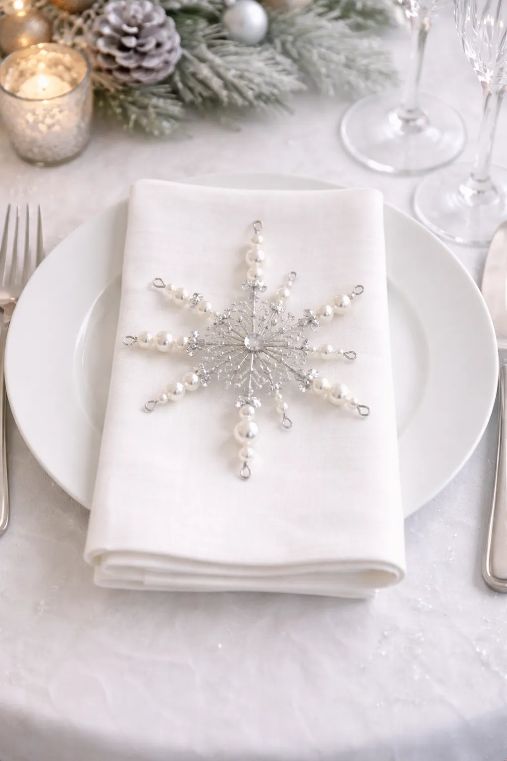 Snowflake Table Accent