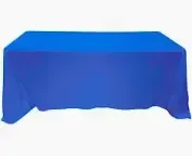 Tablecloth Royal Blue Rectangular 90" x 132"
