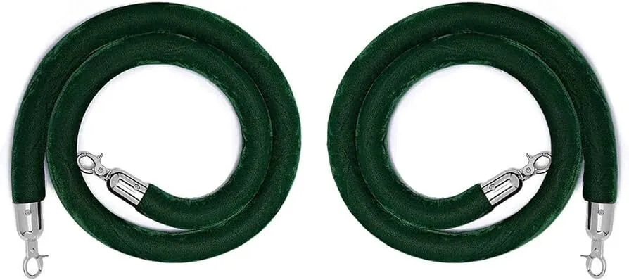 Green Stanchion Rope