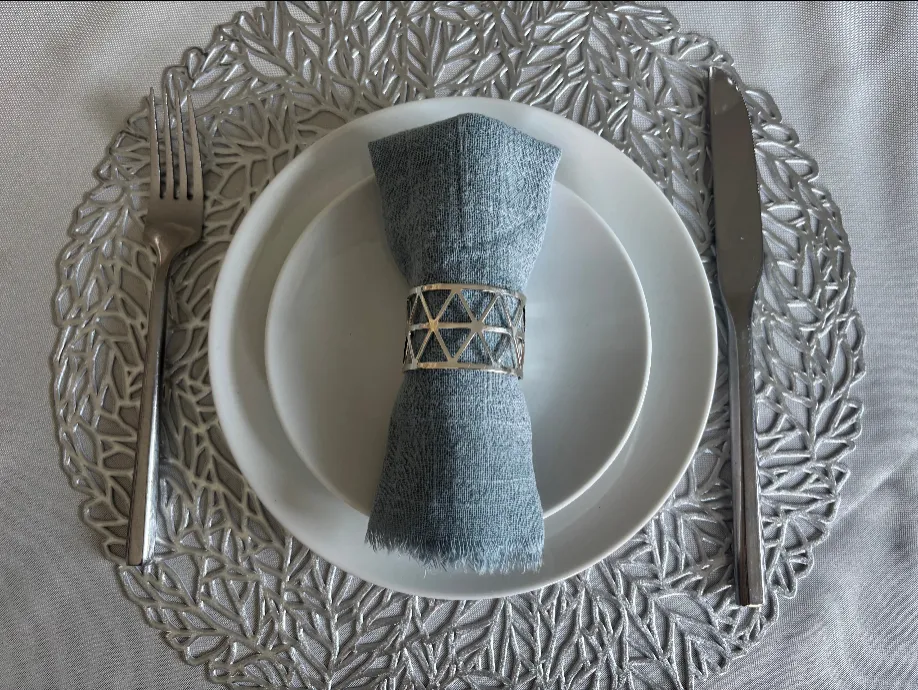 Light Dusty Blue Cheesecloth Napkin