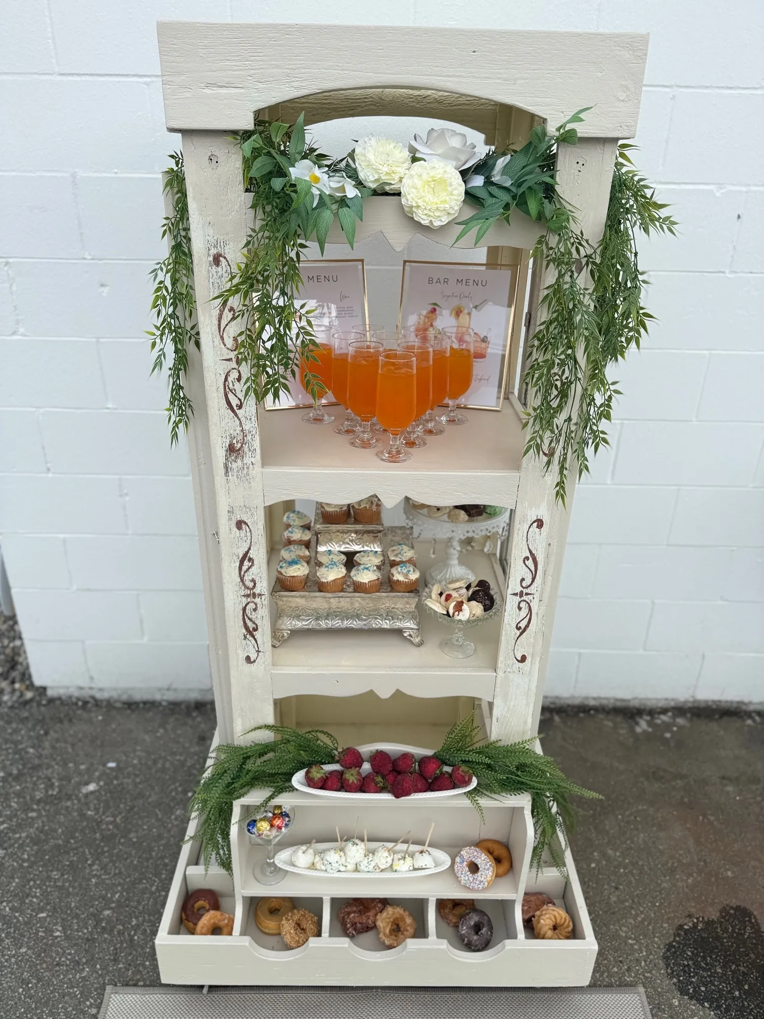 Vintage Champagne and Dessert Station