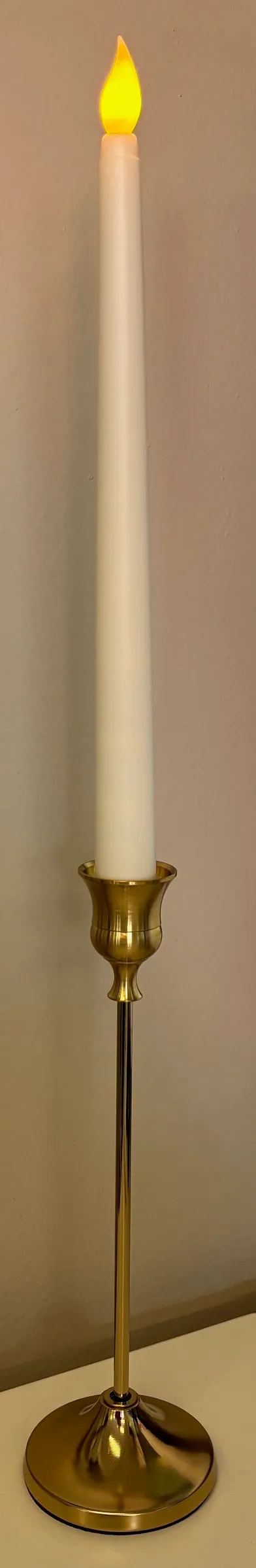 Large Brass Taper Candle Holder