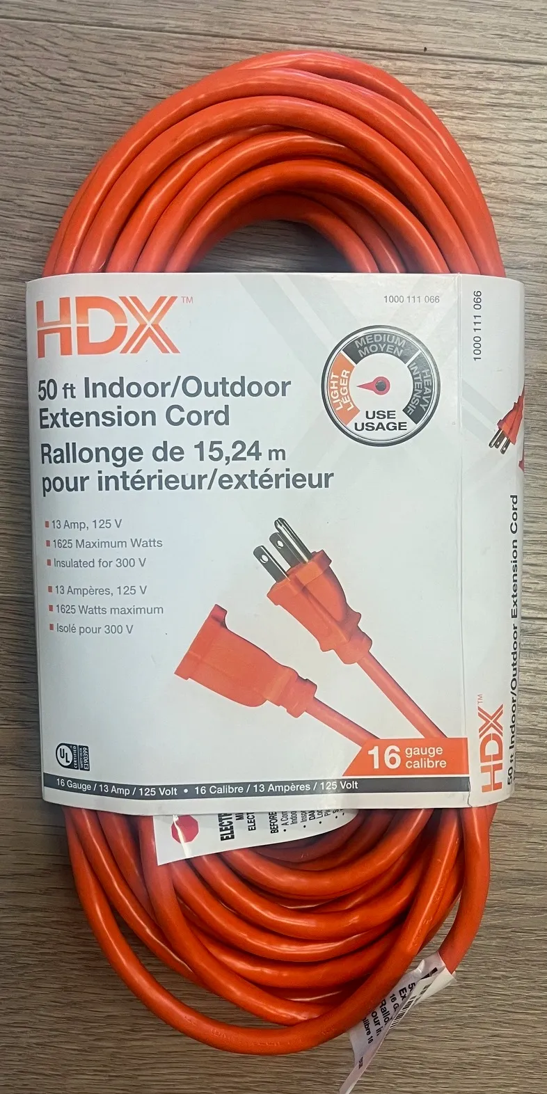 50' Extension Cord