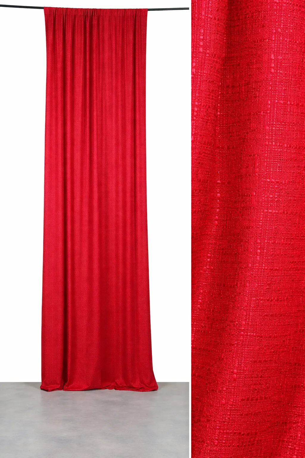 Red Textured Backdrop Panel 8ft
