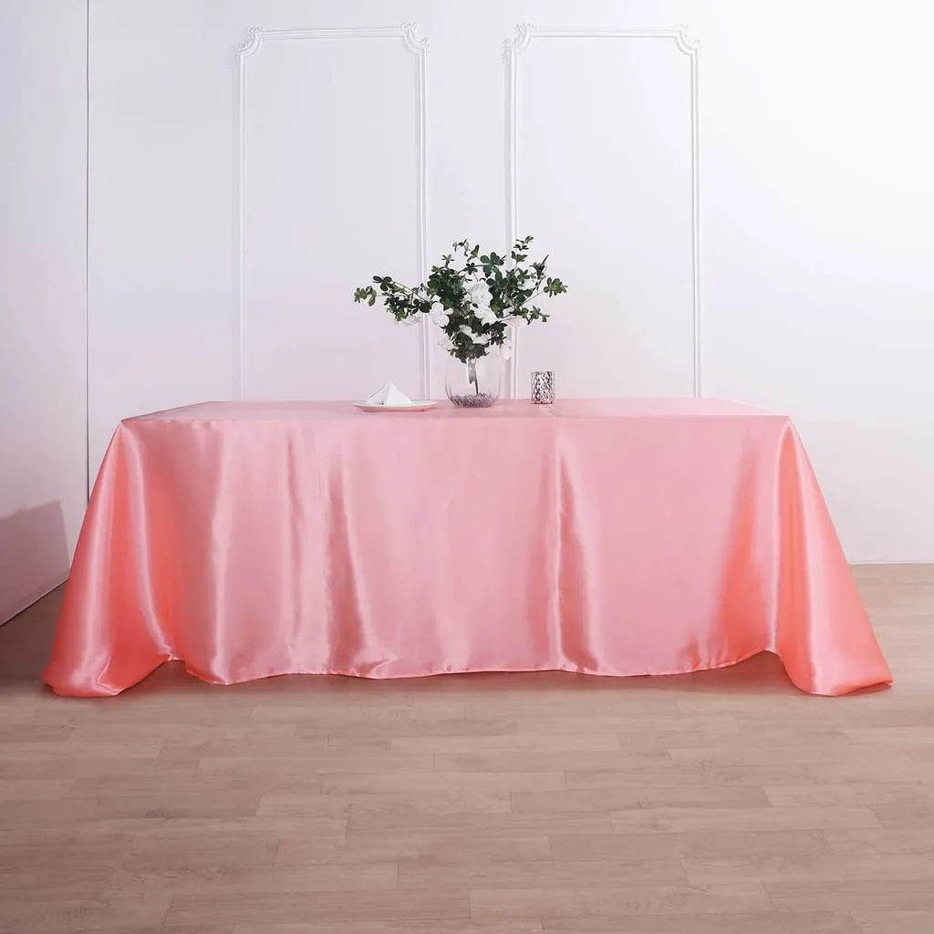 Tablecloth Coral rectangular 90" x 132"