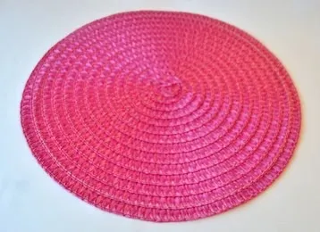 Pink 15" Round Placemat 