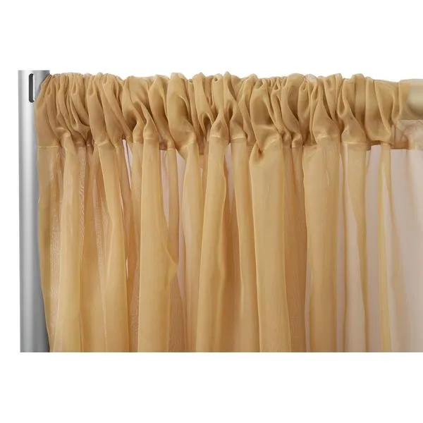 Backdrop Gold Sheer 8'