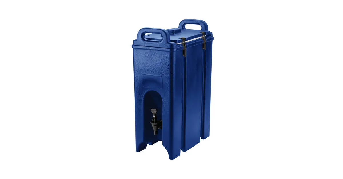 Cambro Insulated Beverage Blue/Green 86 servings of 7oz. Cup