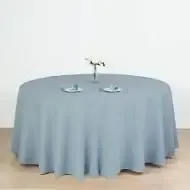 Tablecloth Dusty Blue Round 120"