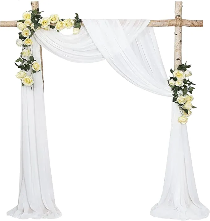 Draping Off White Colour 10'