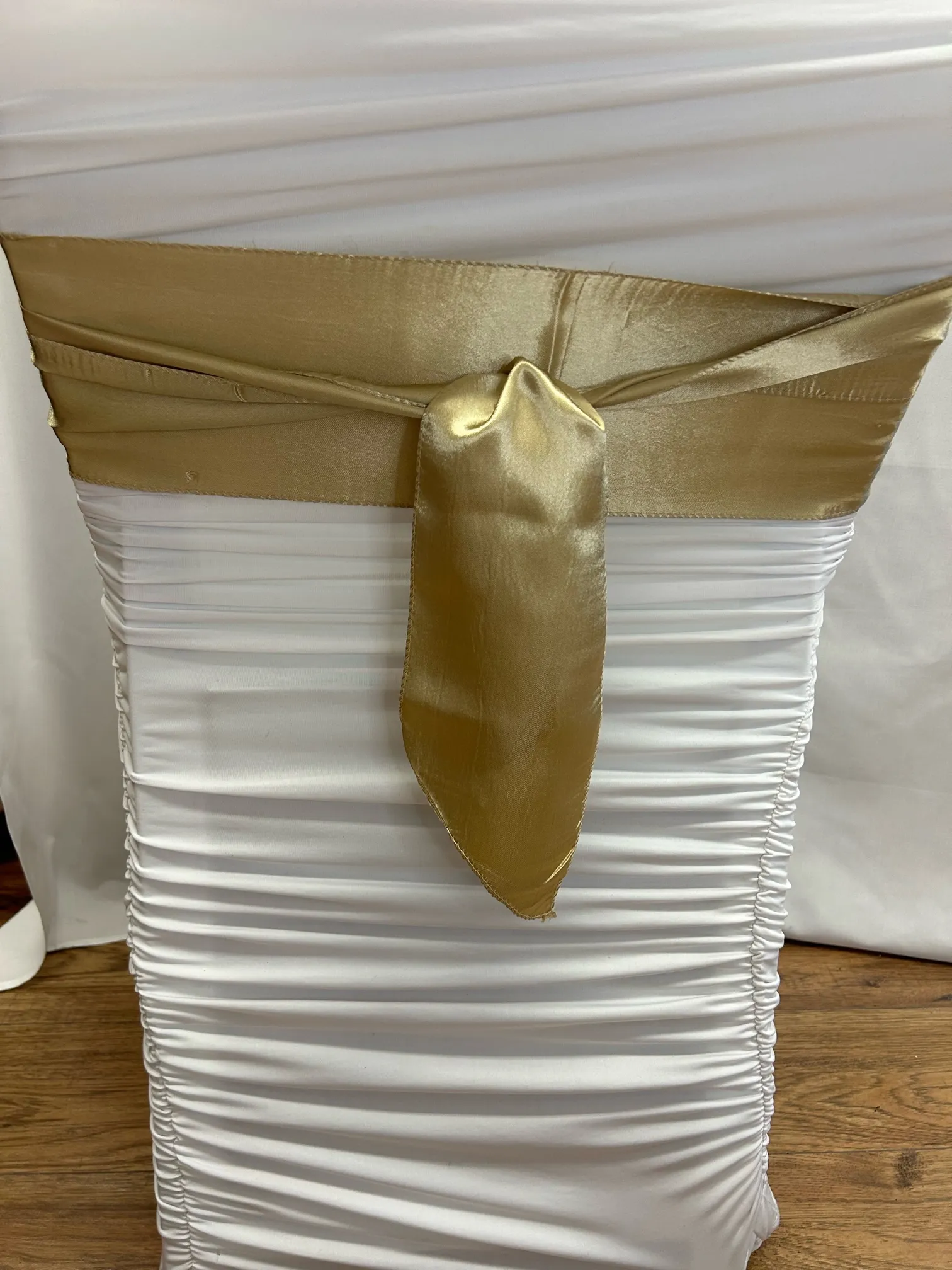 Gold Satin Sash