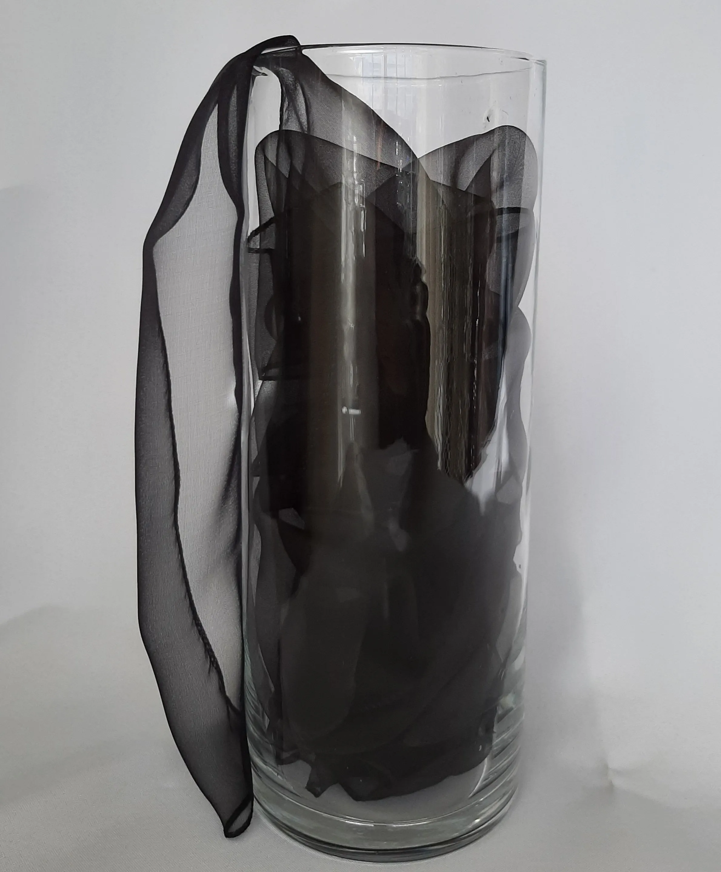 Black Organza Sash