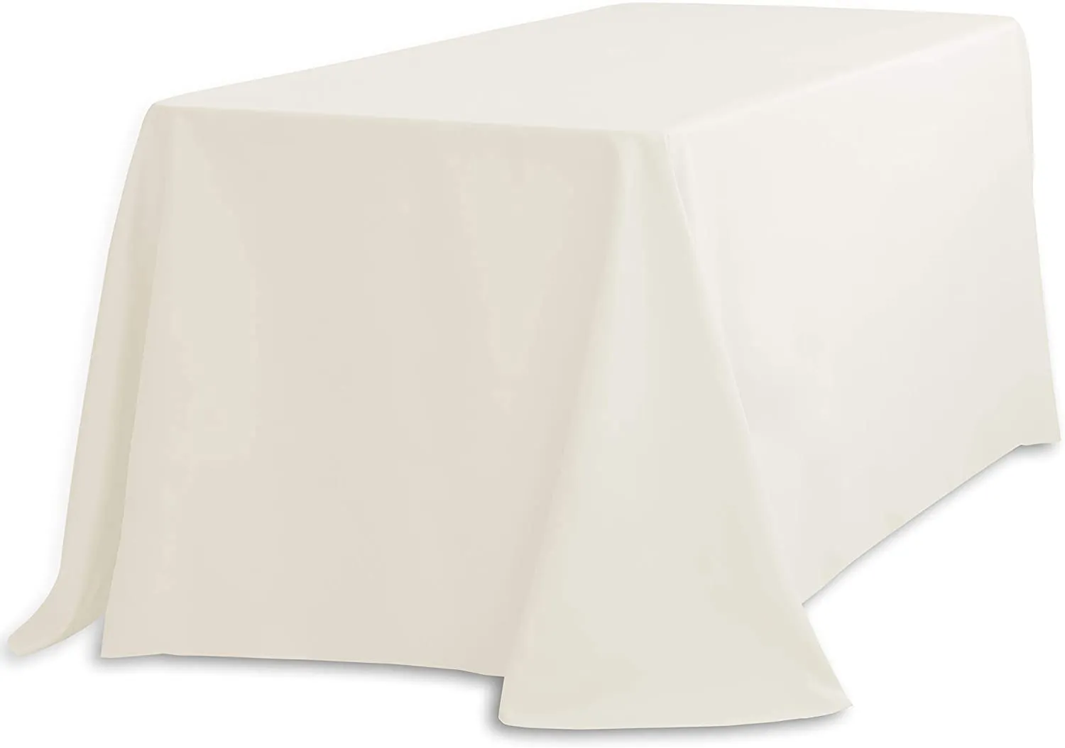 Tablecloth Ivory rectangular 90" x 132"