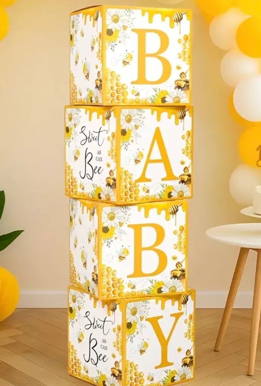 Sweet as can Bee - Baby Shower Box Display