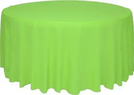 Tablecloth Lime Green Round 120"