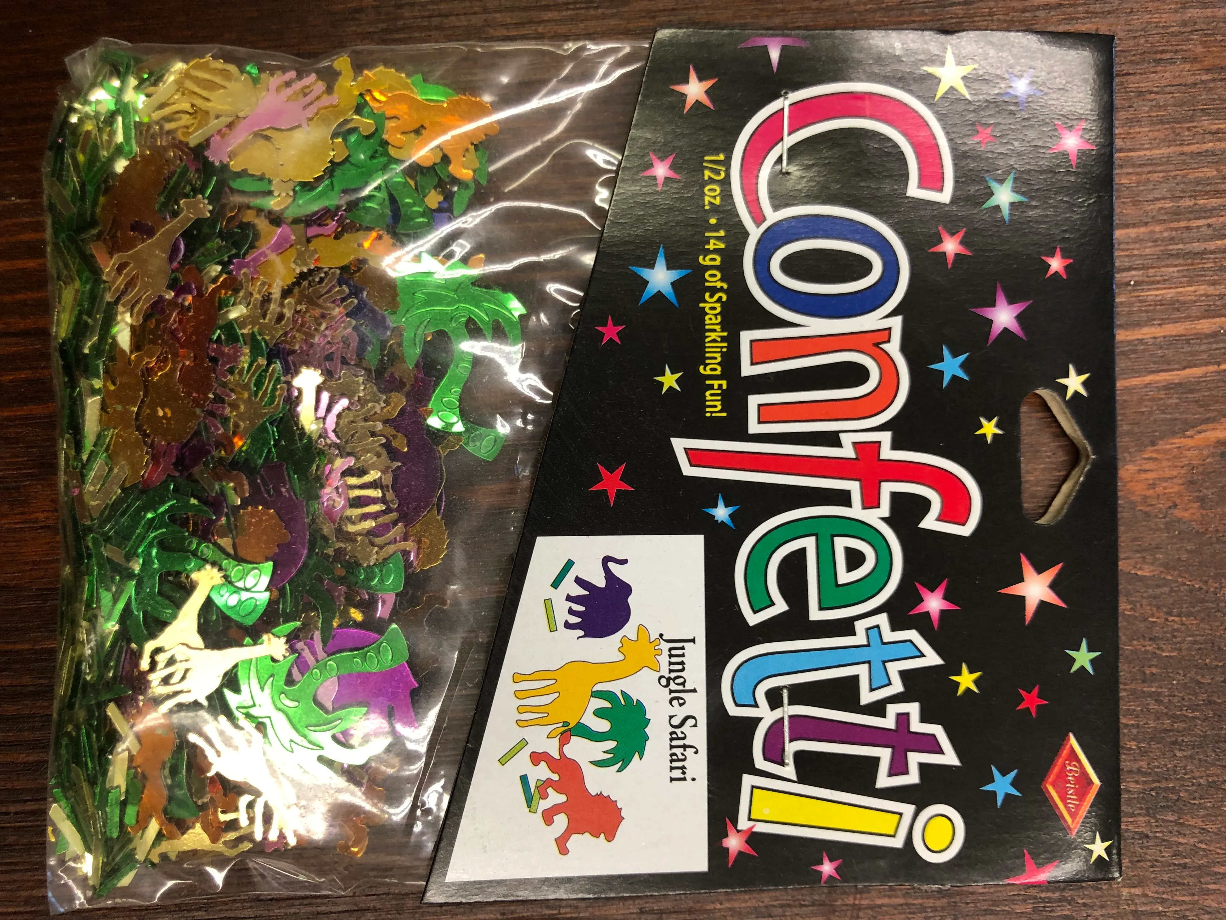 Confetti party packs - Jungle Safari