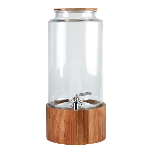 8.3L Wood Stand Beverage Dispenser