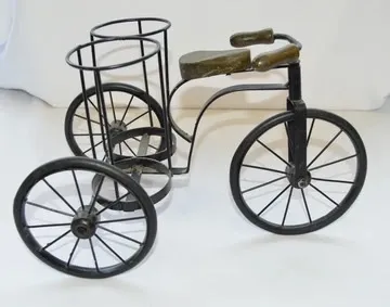 Bicycle double wine bottle holder