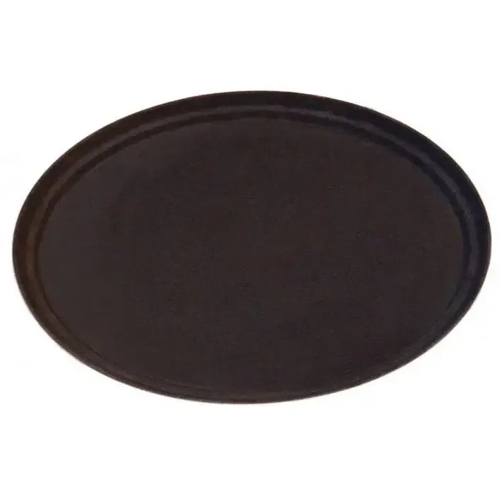 Brown Waiter 27" Oval Serving Tray