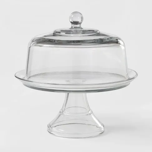 Glass cake stand