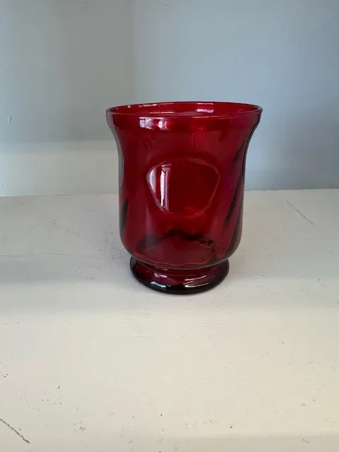 Ruby Red Small Vase