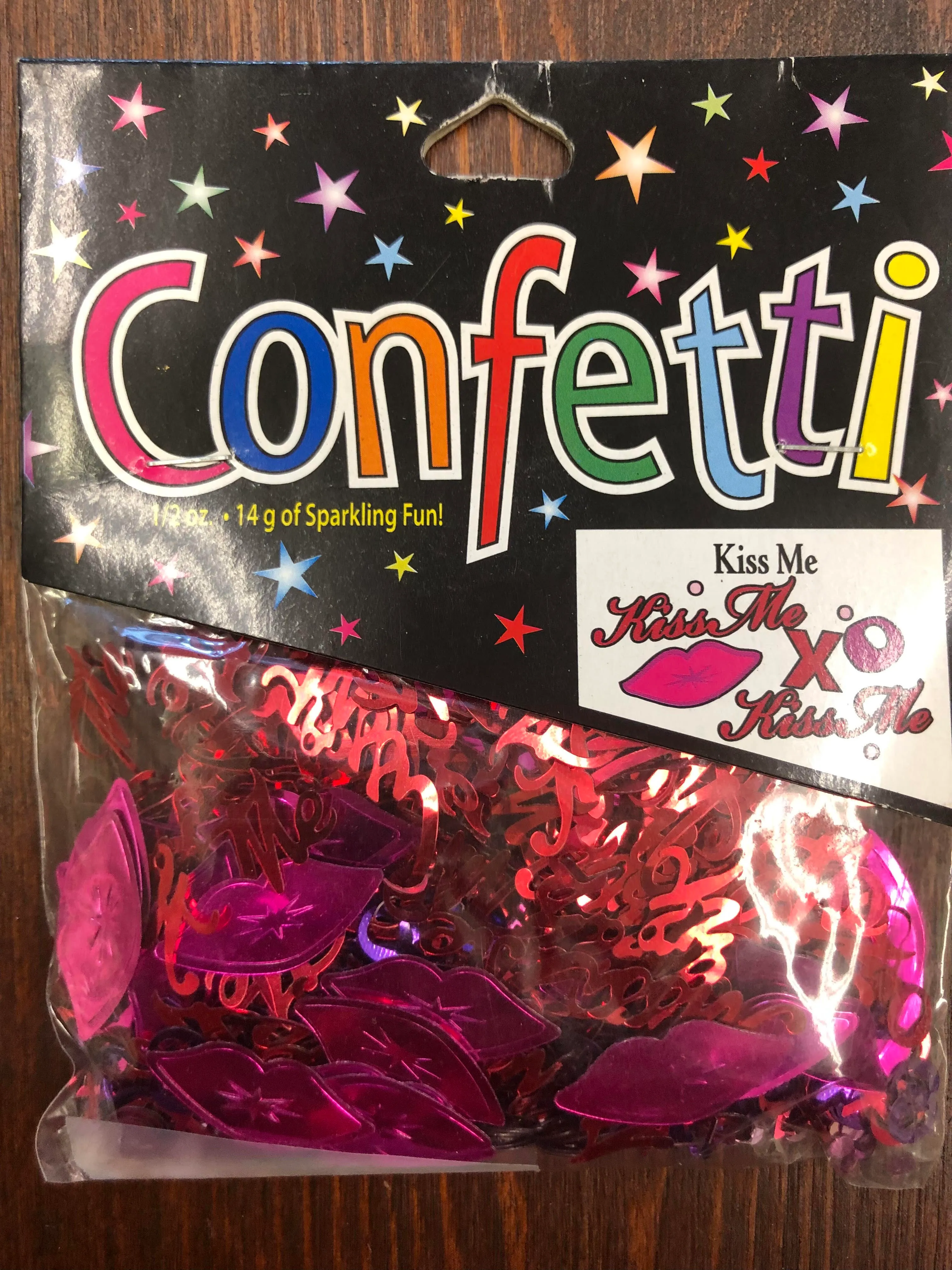 Confetti party packs - kiss me