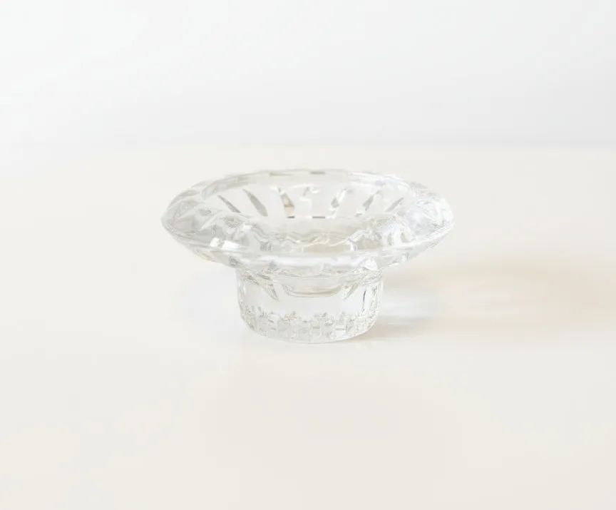 Glass Taper/Tealight Candle Holder