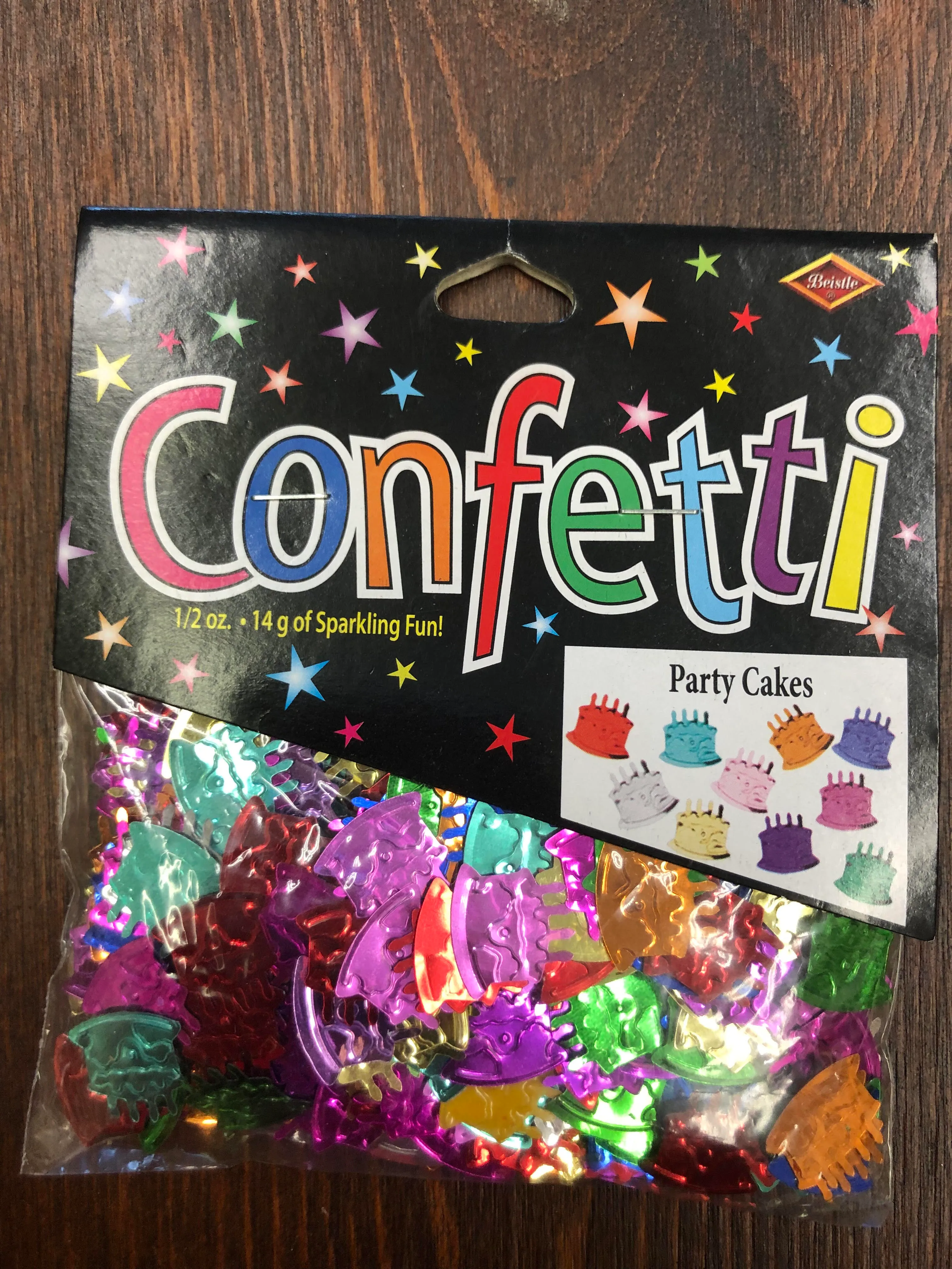 Confetti party packs - Party cakes