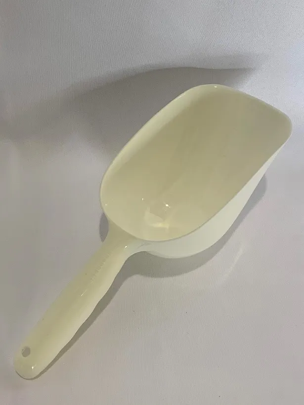 White Plastic Ice Scoop 