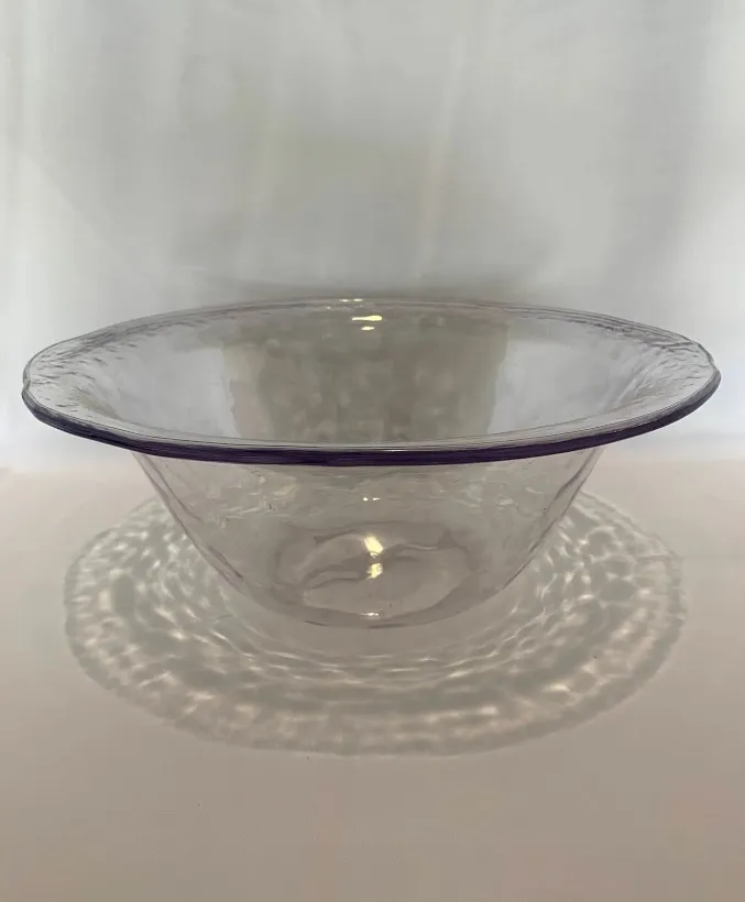 Large Plastic Bowl with wide rim