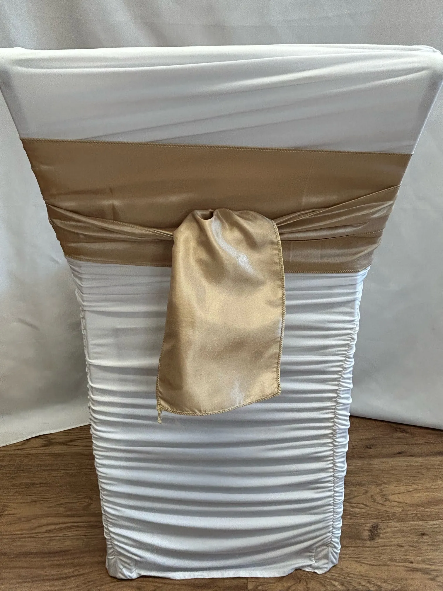 Bright Gold Taffeta Sash/ Runner